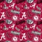 Licensed NCAA University of Alabama Tone on Tone AL-1178 Cotton Fabric by the Yard